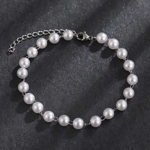 Retail Price R1199 TITANIUM (NEVER FADE) PEARL BRACELET 20cm (SILVER ONLY)