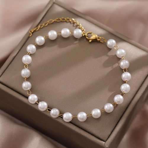 Retail Price R1199 TITANIUM (NEVER FADE) PEARL BRACELET 20cm (SILVER ONLY)