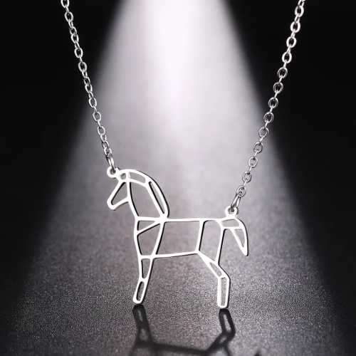 Retail Price R999 TITANIUM (NEVER FADE) HORSE Necklace 45 cm (SILVER ONLY)