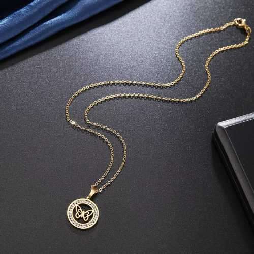 Retail Price R999 TITANIUM (NEVER FADE) BUTTERFLY Necklace 45 cm (SILVER ONLY)
