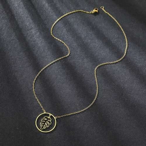 Retail Price R1099 TITANIUM (NEVER FADE) VINTAGE LEAF Necklace 45 cm (SILVER ONLY)