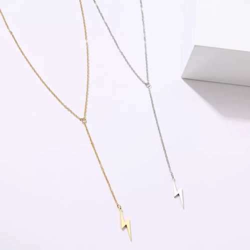 Retail Price R1199 TITANIUM (NEVER FADE) LIGHTNING Necklace 45 cm (GOLD ONLY)