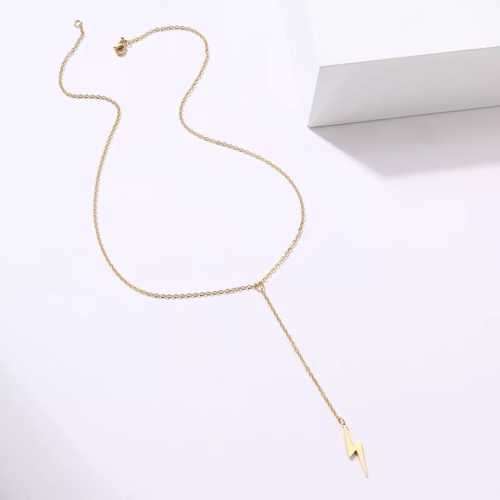 Retail Price R1199 TITANIUM (NEVER FADE) LIGHTNING Necklace 45 cm (GOLD ONLY)