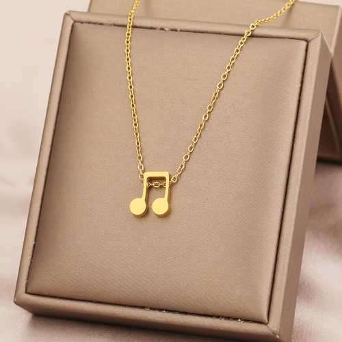 Retail Price R1099 TITANIUM (NEVER FADE) MUSIC NOTE Necklace 45 cm (SILVER ONLY)