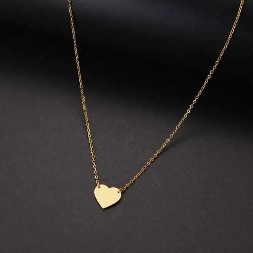 Retail Price R1299 TITANIUM (NEVER FADE) GOLD SOLID HEART Necklace 45cm