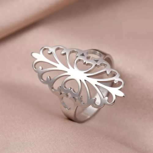 Retail Price R1199 TITANIUM (NEVER FADE) GOLD PATTERN RING Size 7 US
