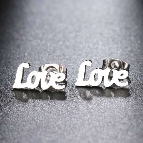 Retail Price R499 TITANIUM (NEVER FADE) SILVER LOVE EARRINGS