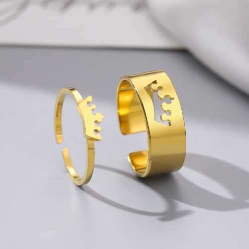 Retail Price R1449 TITANIUM (NEVER FADE) SILVER CROWN RING SET