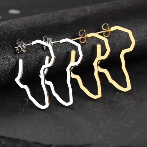 Retail Price R599 TITANIUM (NEVER FADE) SILVER  AFRICA Earrings