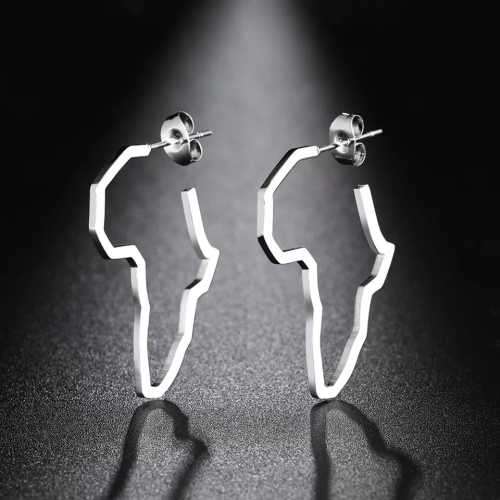 Retail Price R599 TITANIUM (NEVER FADE) SILVER  AFRICA Earrings