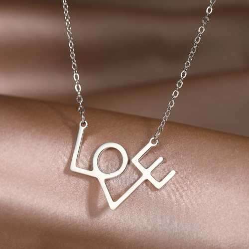 Retail Price R1399 TITANIUM (NEVER FADE) SILVER LOVE Necklace 45cm