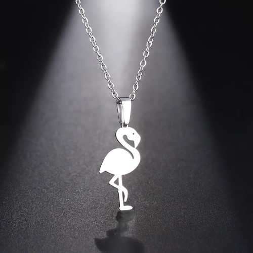 Retail Price R1399 TITANIUM (NEVER FADE) SILVER FLAMINGO Necklace 45cm