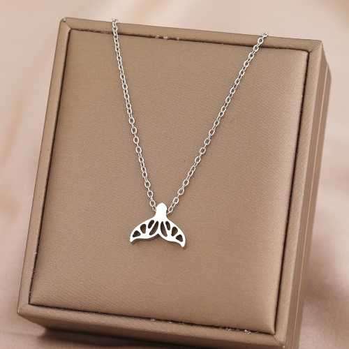 Retail Price R1399 TITANIUM (NEVER FADE) SILVER MERMAID TAIL Necklace 45cm