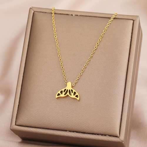 Retail Price R1399 TITANIUM (NEVER FADE) SILVER MERMAID TAIL Necklace 45cm