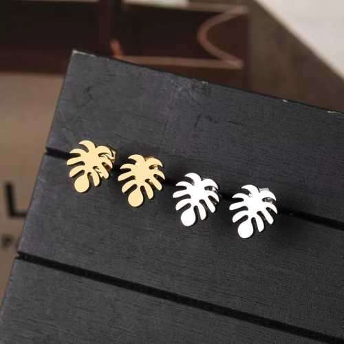 Retail Price R499 TITANIUM (NEVER FADE) SILVER LEAF EARRINGS