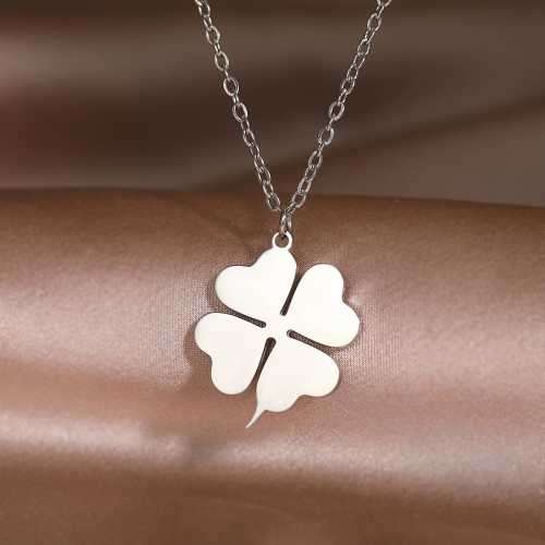 Retail Price R1199 TITANIUM (NEVER FADE) SILVER CLOVER Necklace 45cm