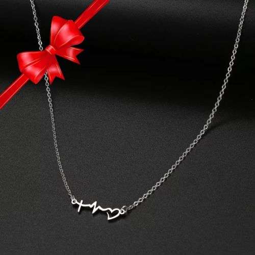 Retail Price R1099 SILVER FAITH HOPE LOVE Necklace 45cm TITANIUM (NEVER FADE)