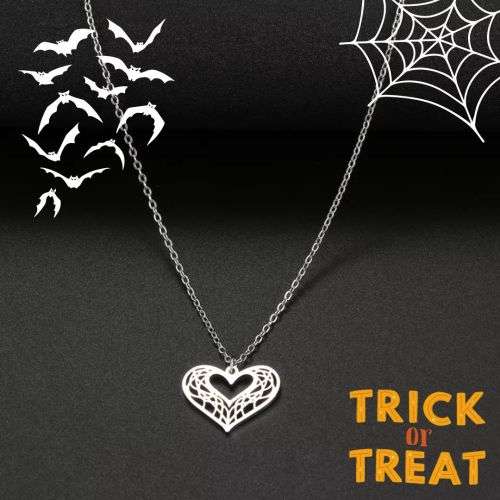 Retail Price R1099 SILVER HEART Necklace 45cm TITANIUM (NEVER FADE)