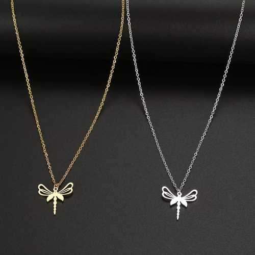 Retail Price R1199 GOLD DRAGONFLY Necklace 45cm TITANIUM (NEVER FADE)
