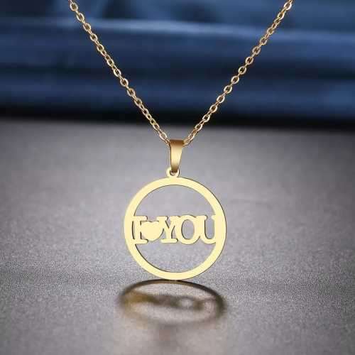 Retail Price R1099 SILVER I LOVE YOU Necklace 45cm TITANIUM (NEVER FADE)
