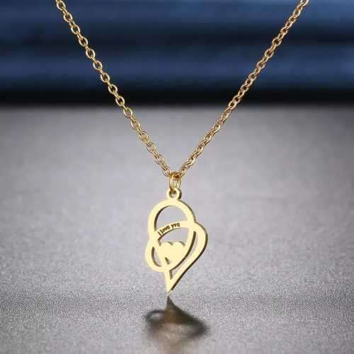Retail Price R1199 TITANIUM (NEVER FADE) GOLD I LOVE YOU Necklace 45cm