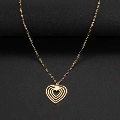 Retail Price R1199 TITANIUM (NEVER FADE) SILVER HEART Necklace 45cm
