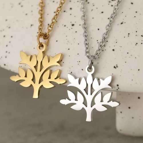 Retail Price R1199 TITANIUM (NEVER FADE) SILVER TREE Necklace 45cm