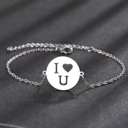 Retail Price R1299 TITANIUM (NEVER FADE) GOLD I LOVE U Bracelet 20cm