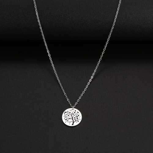 Retail Price R1299 TITANIUM (NEVER FADE) SILVER TREE Necklace 45cm