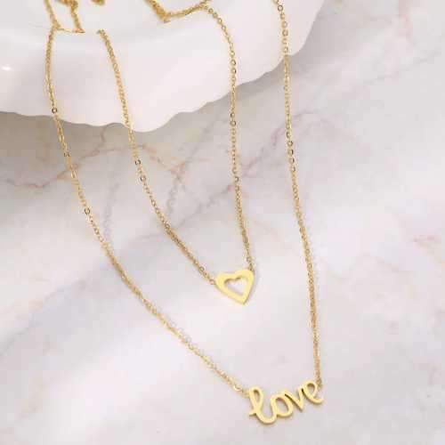 Retail Price R1399 TITANIUM (NEVER FADE) SILVER LOVE HEART Necklace 45cm