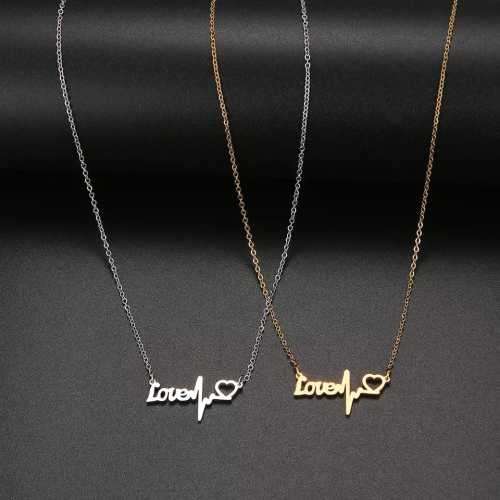 Retail Price R1199 TITANIUM (NEVER FADE) SILVER LOVE HEARTBEAT  Necklace 45cm