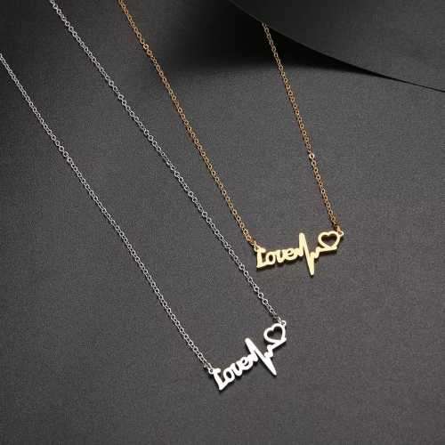 Retail Price R1199 TITANIUM (NEVER FADE) SILVER LOVE HEARTBEAT  Necklace 45cm