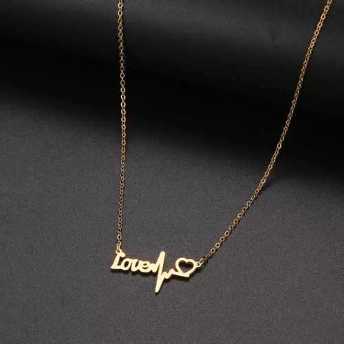 Retail Price R1199 TITANIUM (NEVER FADE) SILVER LOVE HEARTBEAT  Necklace 45cm