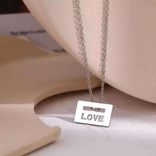 Retail Price R1199 TITANIUM (NEVER FADE) SILVER LOVE Necklace 45cm