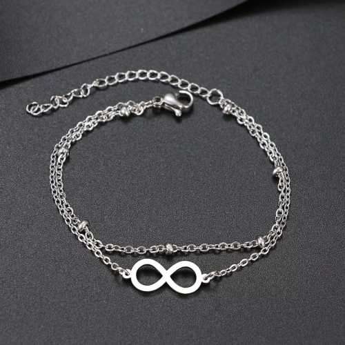 Retail Price R1099 GOLD INFINITY Bracelet 20cm TITANIUM (NEVER FADE)