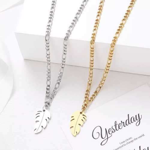 Retail Price R1599 TITANIUM (NEVER FADE) SILVER FEATHER Necklace 60cm
