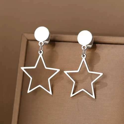 Retail Price R699 TITANIUM (NEVER FADE) SILVER STAR Earrings