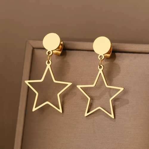 Retail Price R699 TITANIUM (NEVER FADE) SILVER STAR Earrings