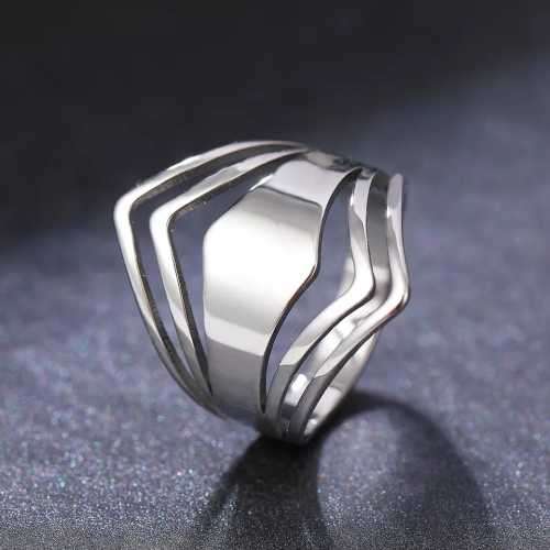 Retail Price R999 TITANIUM (NEVER FADE) SILVER Ring SIZE 8 US