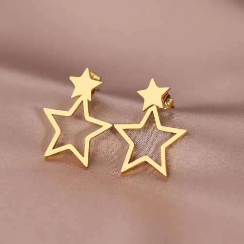 Retail Price R699 TITANIUM (NEVER FADE) SILVER STAR Earrings