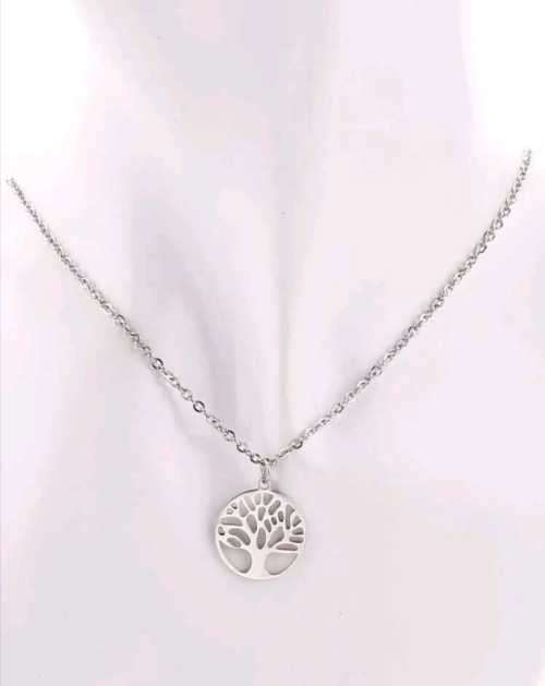SILVER TREE NECKLACE