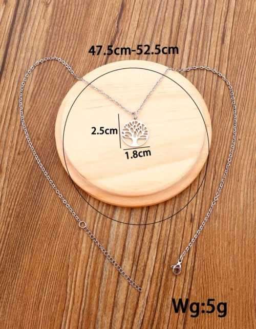 SILVER TREE NECKLACE