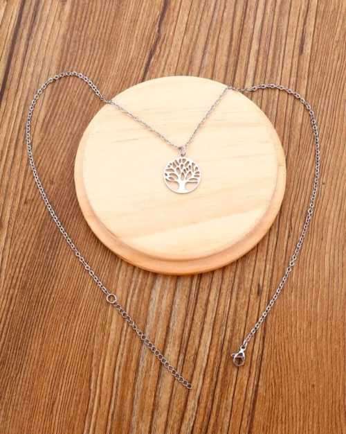 SILVER TREE NECKLACE