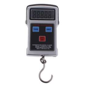 1.5" LCD Electronic Hook Scale with Temperature/Tape (50KG Max/200g Resolution)