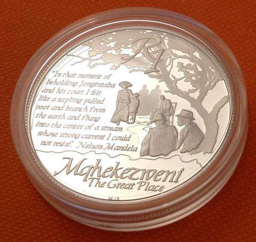 Proof  2013 Proof Silver R1 - Mandela - Life of a Legend- STILL SEALED IN ORIGINAL SAM PACKAGING