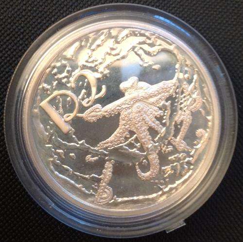 ))))) Proof 1oz Silver 2000 R2 - Octopus (((((