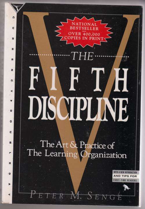 "THE FIFTH DISCIPLINE" by Peter M. Senge - Large Paperback