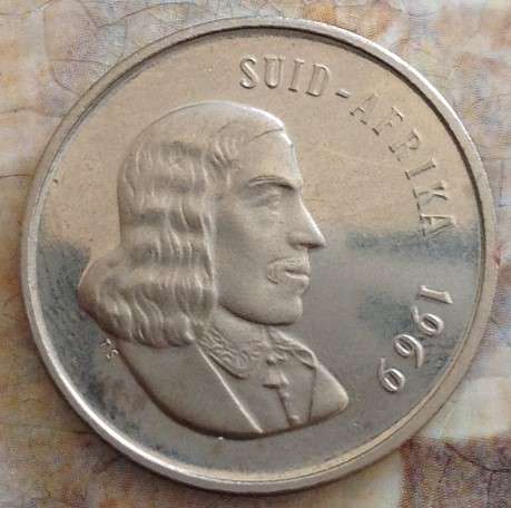 Proof 1969 Afrikaans Nickel Twenty cents (20c)