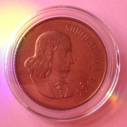 1966 English Proof Two Cents in Capsule