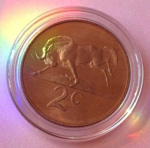 1966 English Proof Two Cents in Capsule